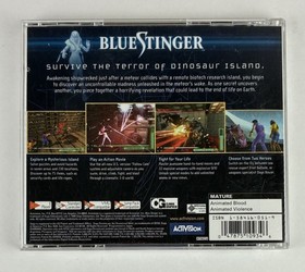 Blue Stinger Sega Dreamcast 1999 Activision Complete Tested Working