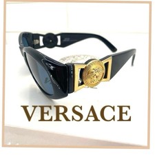 GIANNI VERSACE Black Medusa Sunglasses MOD 424 COL 852 BK