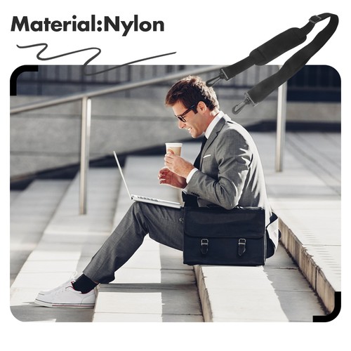 2 Pack Durable Laptop Shoulder Strap Miss Messenger Bag with Luggage Belt - Picture 10 of 12