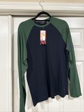 Perry Ellis America Dark Sapphire Men's Long Sleeve Shirt Medium