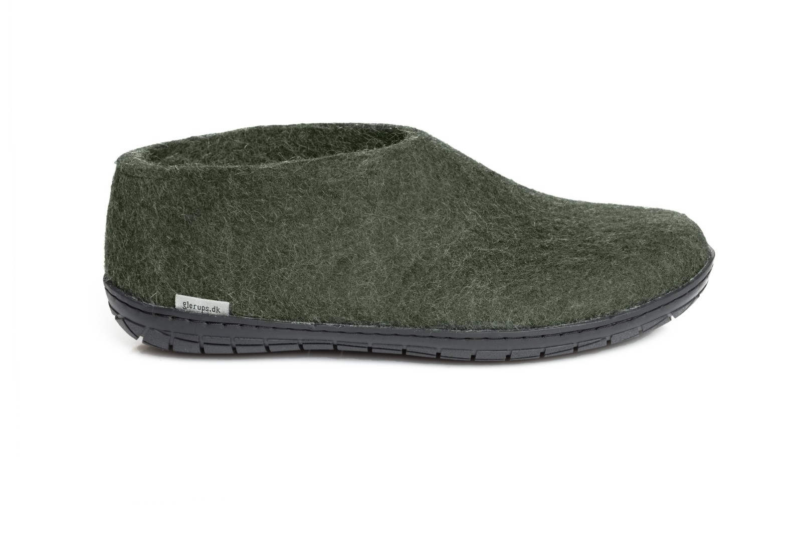 SAOLA Glerups Scarpe Unisex in Feltro con Suola in Gomma AR 09 02 Forest Nero