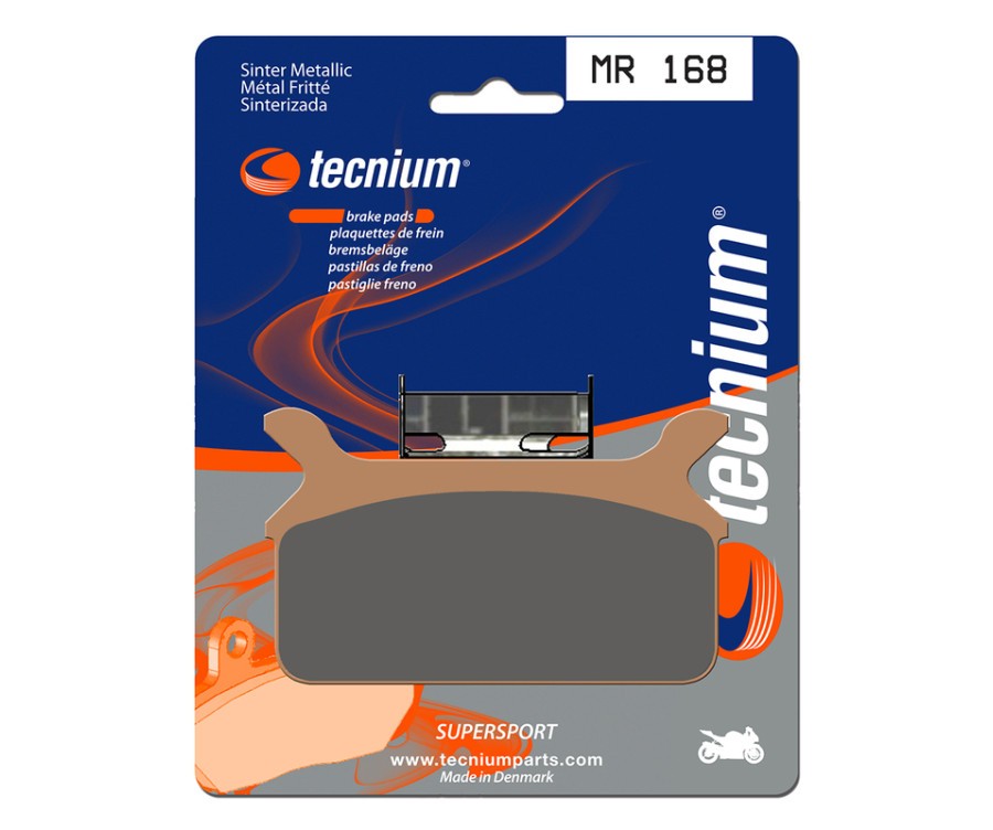 Plaquettes de frein TECNIUM MR168 en métal fritté performance