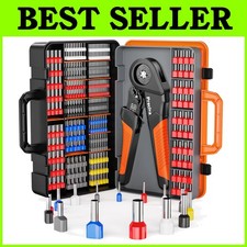 Wire Crimping Tool Kit - AWG 28-5 Hexagonal Ferrule Crimper