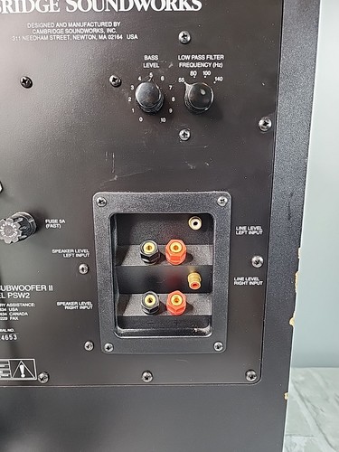 Vintage Cambridge Soundworks Powered Subwoofer II PSW2 Henry Kloss Tested - Picture 4 of 13