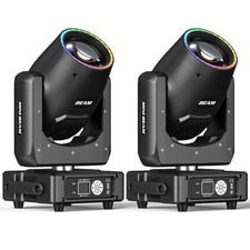 2X 350W Beam Gobo Moving Head Lighting 48Prism LED Moving Head Disco DMX Light