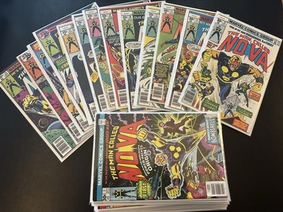 Nova #1-25 (Marvel 1976-1979) Complete Run - Mostly mid and lower grades