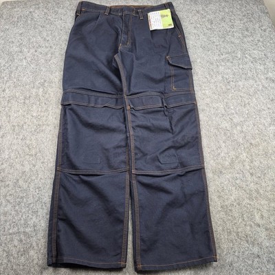 Mascot Arbeitshose Herren W36 L31 Navy Cargo Sicherheit Arbeitskleidung Robust
