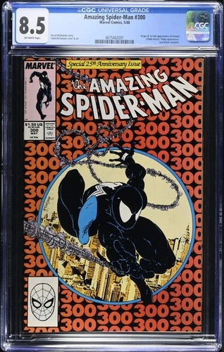 AMAZING SPIDER-MAN #300 CGC 8.5 WP 1st App VENOM, Marvel Comics 1988