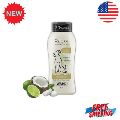 USA Dry Skin & Itch Relief Pet Shampoo for Dogs   Oatmeal Formula with Coconut L