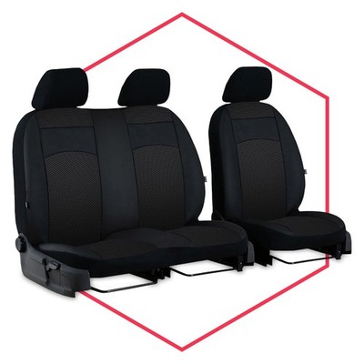 Autositzbezüge Maß Schonbezüge Sitzschoner für Renault Trafic II (01-14) 1+2