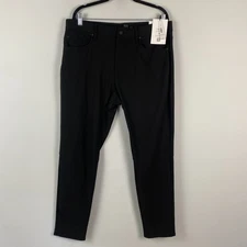 Projek Raw Tech Pants Black Five Pocket Mens Size 36 Stretch Rapid Dry