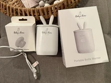 Baby’s Brew Portable Bottle Warmer White With Adapter