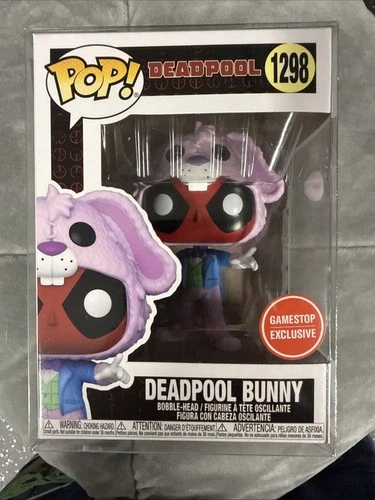 Funko POP! Marvel Deadpool Bunny #1298 GameStop Exclusive Vaulted w/ protector