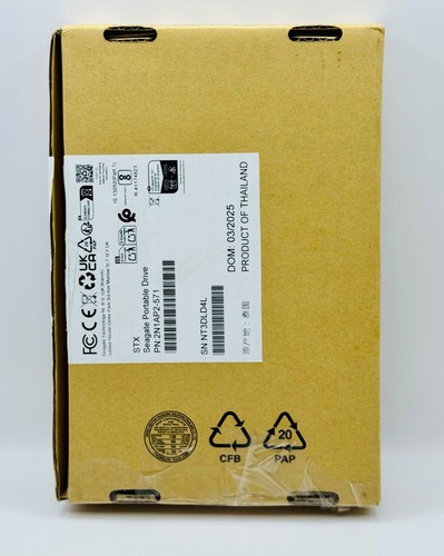 NEW Seagate STGX2000400 2TB USB 3.0 External Hard Drive - Black - Bild 3 von 3