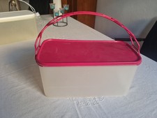 Tupperware Kompaktus 9 Liter Superstar roter Deckel + Tragegriff