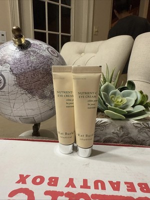 2x KAT BURKI NUTRIENT C EYE CREAM 0.5 Fl OZ New Td1