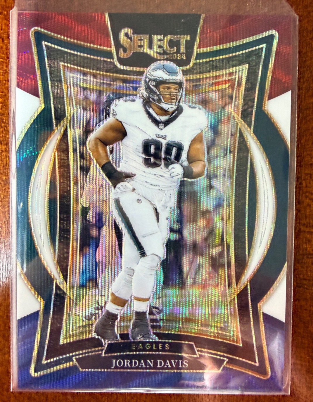 2024 Panini Select - Concourse Tri-Color - 032/299 - Jordan Davis #72 - Eagles