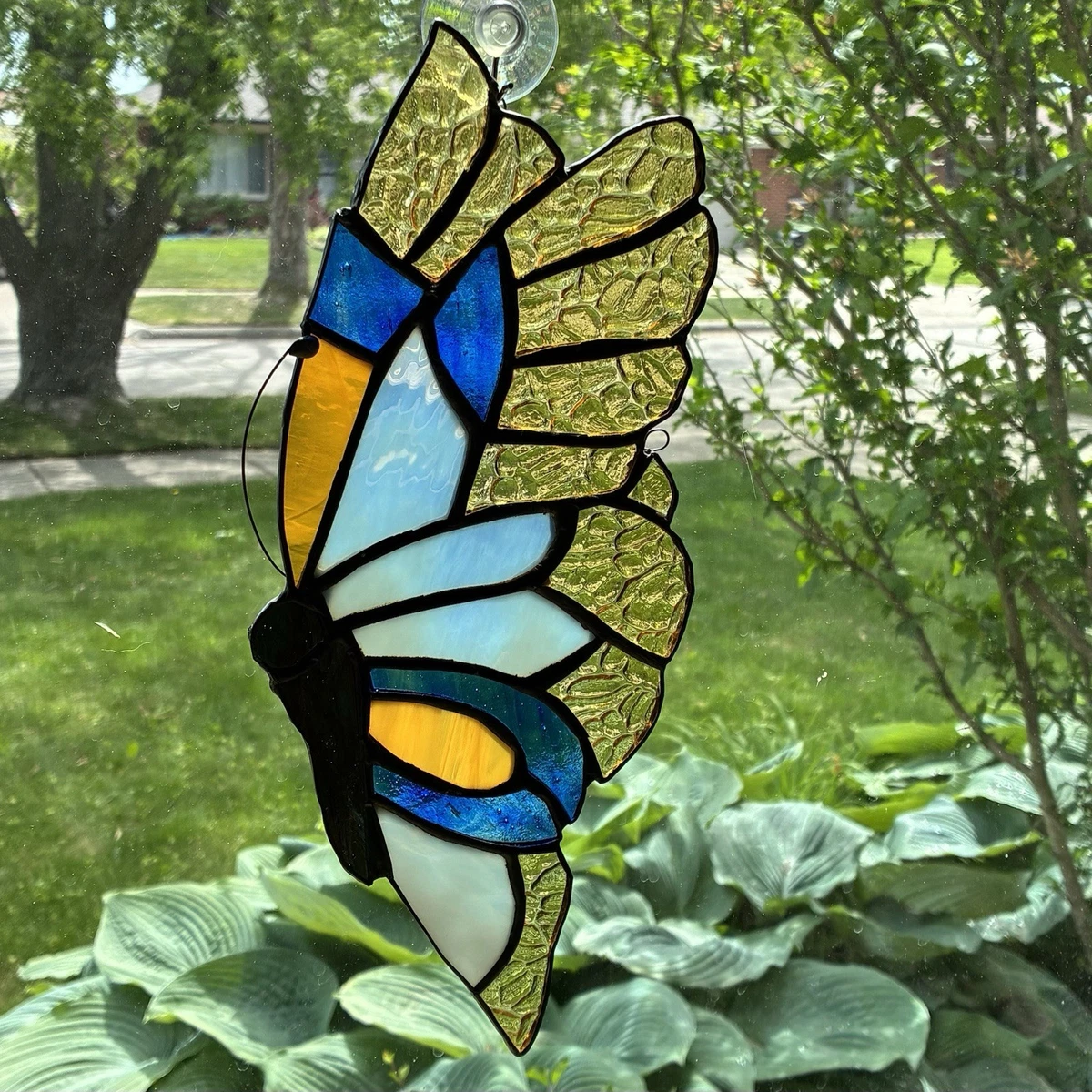 Stained Glass Butterfly In Stained Glass for sale | eBay