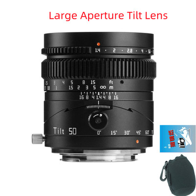 TTArtisan 50mm F1.4 Full Frame Tilt Lens for CRF RF R Mount R9 R3 RP R5C Camera