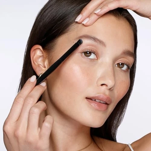 Tweezerman Shaping Brow Brush Vegan Stainless Steel Blue Gold Rose Gold Pink ... - Image 3 of 4