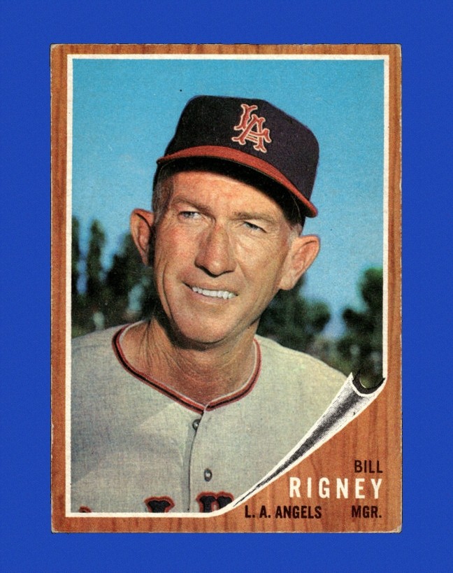 1962 Topps Set-Break #549 Bill Rigney Mgr VG-VGEX *GMCARDS*