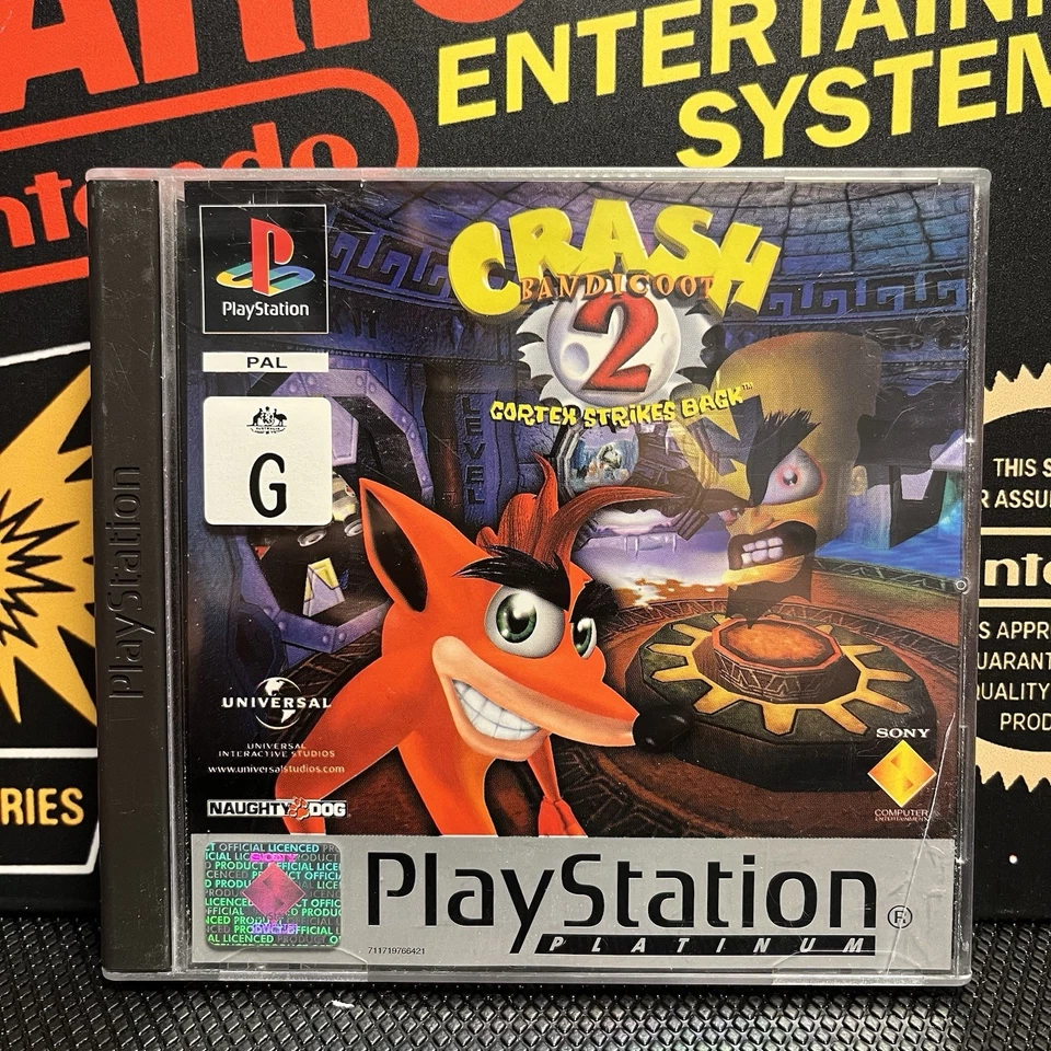 Crash Bandicoot 2 W.Manual Playstation PS1 PAL VGC TESTED FREE TRACKED POSTAGE - Image 2 of 4