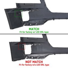 New Front Bumper Trim 23486778 black for 2016-2017 GMC Terrain
