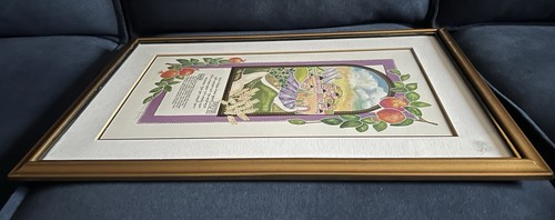 Rebecca Shore "Granatäpfel" Judaica Jerusalem Wandbild Deko - Bild 6 von 8
