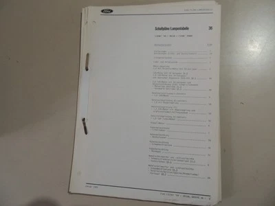 Werkstatthandbuch Schaltpläne Ford Escort / Orion 1989 - Bild 1 von 4
