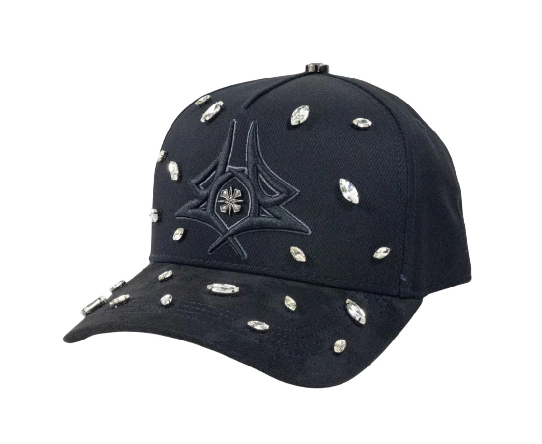 BAEZ BB DIAMONDZ BLACK SNAPBACK HAT BZDIAMONDS BLK