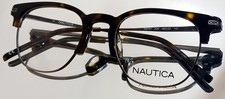O riginale NAUTICA N8161 206 Eyeglasses TOKYO TORTOISE New Metal 48-20-140
