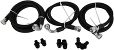 For 96-02 Dodge Ram Cummins 5.9L 47RE Transmission Cooler Lines Kit Hoses SS New