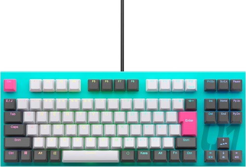 Topre REALFORCE GX1 Hatsune Miku Japanese Rayout TenKeyless KB0771 JAPAN NEW - Picture 2 of 2