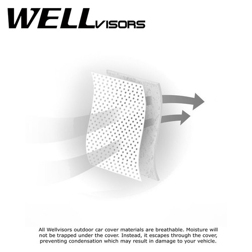 WELLvisors All Weather Car Cover For 1965-1993 Opel Kadett Caravan Wagon 3/5 Dr - Picture 3 of 4