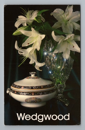 Wedgwood Tableware The Ivy House Dallas Texas Vintage Postcard