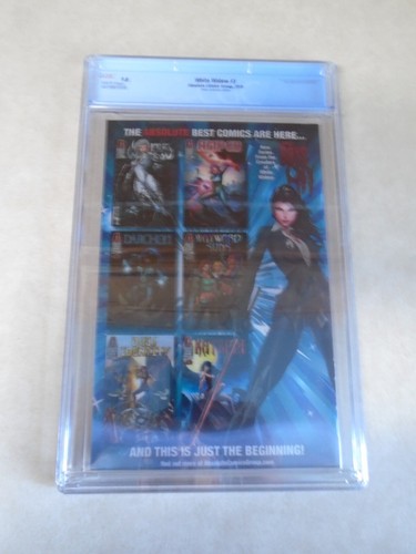 White Widow Issue #3 Comic. CGC Graded 9.8. Bones Lenticular Edition. Mike DeBal - Picture 4 of 5