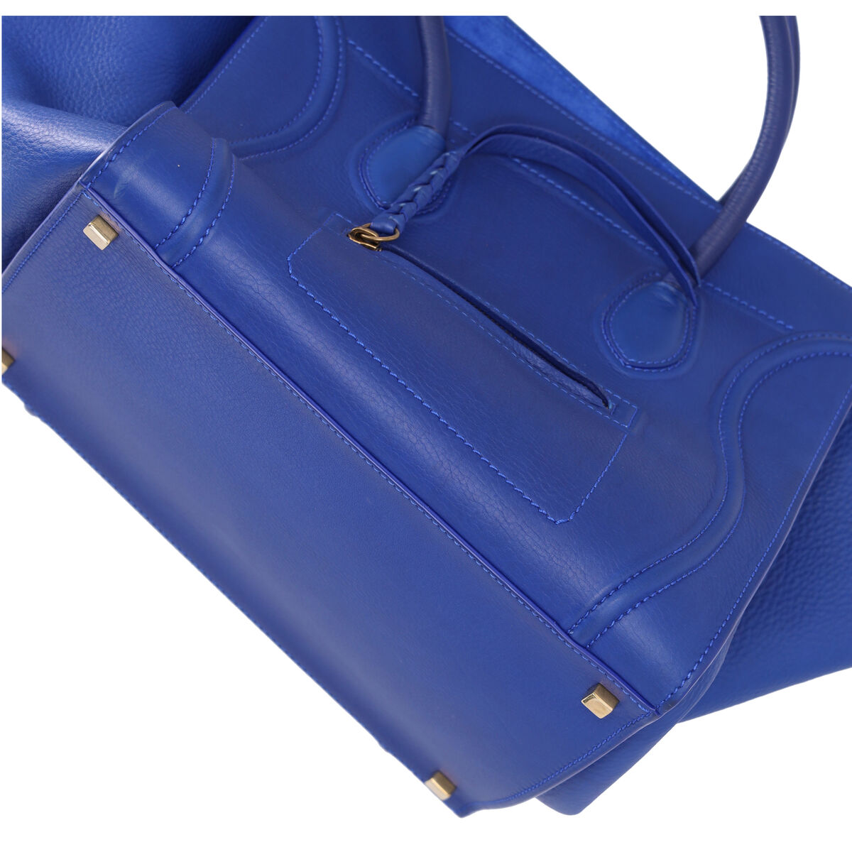 CELINE Luggage Small Square Phantom Tote Bag Blue Leather | eBay CELINE Luggage Small Square Phantom Tote Bag Blue Leather | eBay