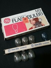 GE Flash Bulbs Vintage In Box Made In USA Power Mite M3 Flashbulbs