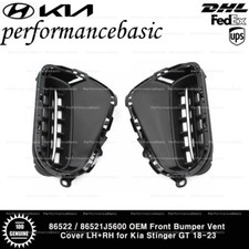 86522 86521j5600 Oem Front Bumper Vent Cover Lhrh For Kia Stinger Gt 18-23
