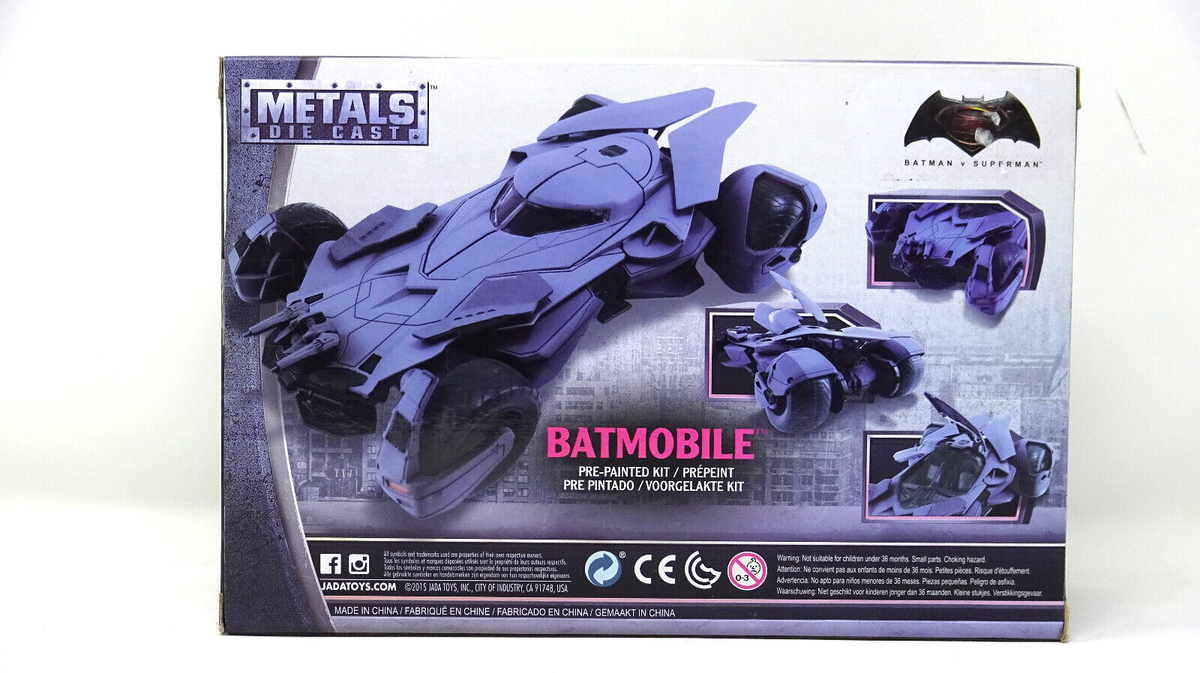 1/24 バットモービル メタルズ ダイキャスト ビルド&コレクト バットマンvsスーパーマン ジャスティスの誕生 メタルズ ダイ