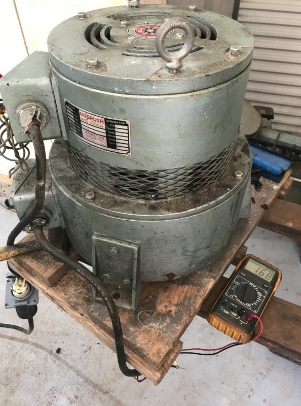 NOBRUSH Georator Corp. Model 33-001 Brushless Generator (Singer PN ...