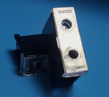 (TWO PCS) TERMINAL BLOCK, IN411SC, 600V, 60A,...