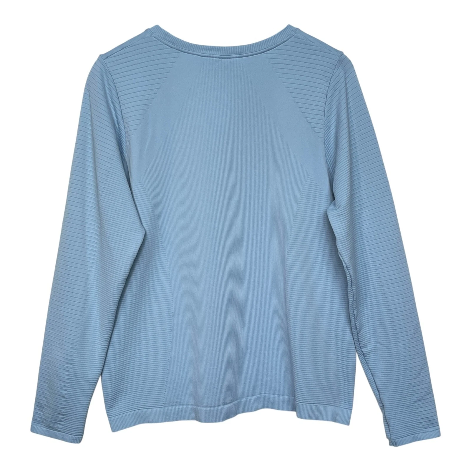 athleta flurry blizzard seamless textured long sleeve shirt