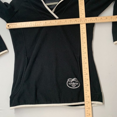 Suéter 686 Everywhere para mujer S negro polar con capucha sudadera con capucha manga larga informal - Imagen 6 de 9