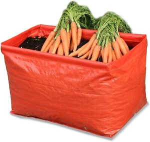 Pack of 2 Carrot Planters Vegetable Plant Growing Bags Garden Grow Bag Container