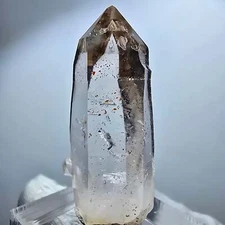 Enhydro Lemurian Phantom Smoky Quartz Scepter Point Goboboseb, Namibia