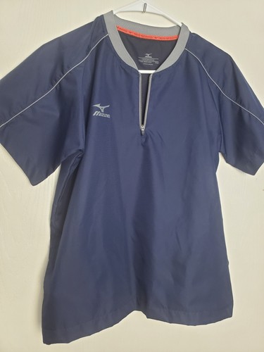 Mizuno Baseball Cage Jacket Coat Navy 