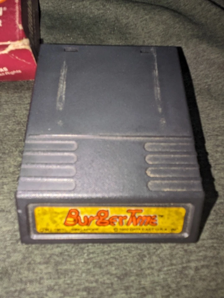 BurgerTime Video Cartridge Intellivision 1983 by Mattel Electronics Complete - Image 2 of 4