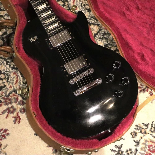 Gibson Les Paul Studio Black Electric Guitar W/Hard Case Shipping From Japan