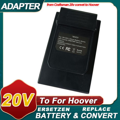 Adapter akumulatora firmy Craftsman 20 V konwersja baterii na próżnię Hoover ONEPWR 20 V - Zdjęcie 1 z 1